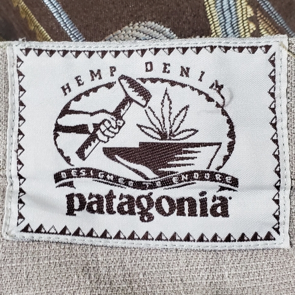 Like new Vintage Patagonia Rhythm hemp denim pants. 34x28 hemmed - Picture 2 of 9
